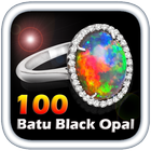 100 Stone Black Opal ไอคอน