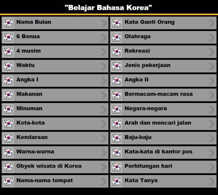 Belajar Bahasa Asing Belajar Bahasa Korea Kata Tanya