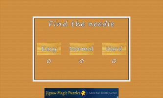 Find the needle Affiche