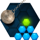 Hexasmash - Free Wrecking Ball Physics Puzzle ikona