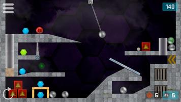 Hexasmash - Free Wrecking Ball Physics Puzzle Ekran Görüntüsü 1