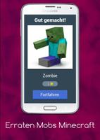 Erraten Mobs Minecraft capture d'écran 1