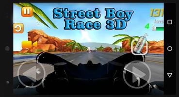 Street Boy Race 3D Affiche