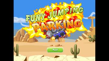 funy jumping parking-poster