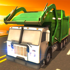 4x4 City Garbage Truck Driver أيقونة