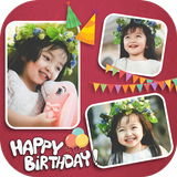 Happy Birthday Frame أيقونة