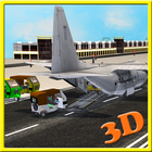 Cargo Plane Rickshaw Transport أيقونة