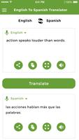 Spanish to English Translator پوسٹر