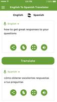 Spanish to English Translator اسکرین شاٹ 1
