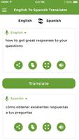 Spanish to English Translator تصوير الشاشة 1