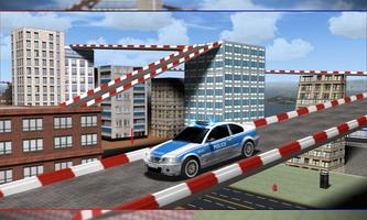 Police car Rooftop training 3d captura de pantalla 2