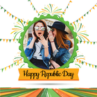 26 january photo frame - 26 january photo editor أيقونة