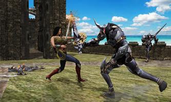 Wonder Girl Fighting : crime chase imagem de tela 1