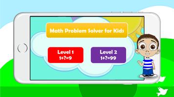 Solve Math Problems for Kids Affiche