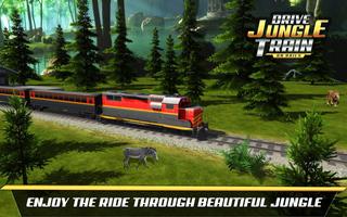 Drive Jungle Train On Rails : Safari Train Game โปสเตอร์
