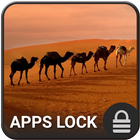 Camel In Desert App Lock Theme icône