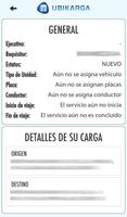 Ubikarga Cliente capture d'écran 2