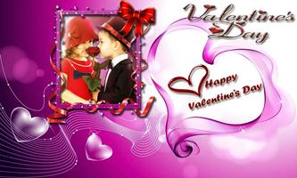 Valentine's Day Photo Frames Poster