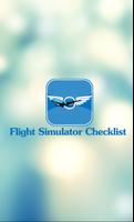 Flight Simulator Checklist poster