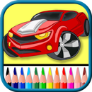 Cars coloring pages game APK