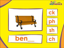 برنامه‌نما Phonics 1G1 Kizphonics Lite عکس از صفحه