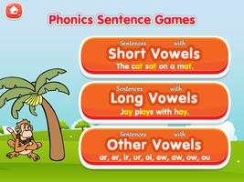Phonics Sentence Monkey Lite captura de pantalla 2