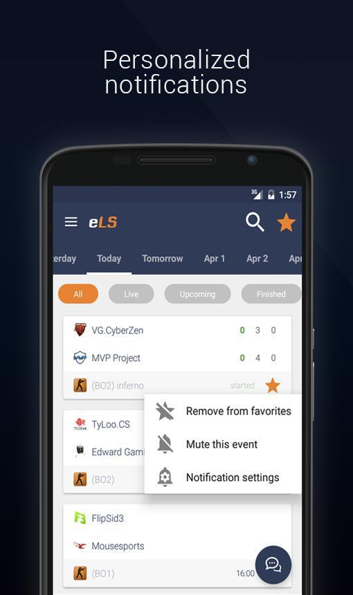 Esports Livescore Esports Livescore
