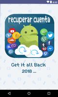 recuperar cuenta todas las redes sociales 2018 Affiche