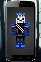 Ghost skins for Minecraft Affiche