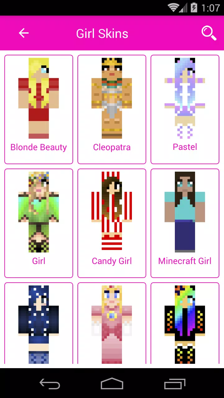 Minecraft Skins Names Girl