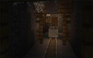 The Haunted Tunnel. Map for Minecraft PE adventure captura de pantalla 1