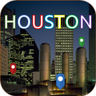 آیکون‌ Houston Map Tour
