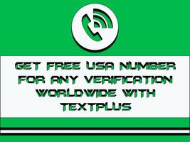 tips TextPlus Free Text&Calls Affiche