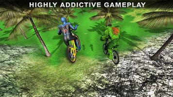 Offroad Superhero spider Bicycle: Downhill BMX imagem de tela 3