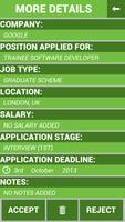Job Application Tracker captura de pantalla 1