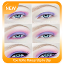 Cool Gothic Makeup Step by Step-APK