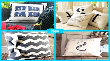 Creative DIY Number Pillow Affiche