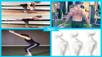 Easy Back Posture Exercises پوسٹر