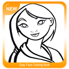 Easy Face Coloring Book icône