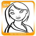Icona Easy Face Coloring Book