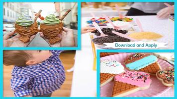 Sweet Cactus Ice Cream Cones Party screenshot 2