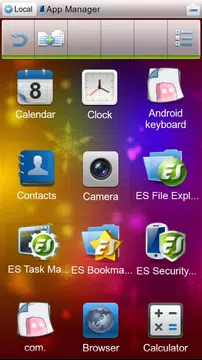 Android Cupcake Home Screen