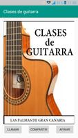 Clases de guitara Gran Canaria Plakat