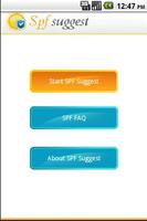 برنامه‌نما SPF Suggest عکس از صفحه