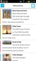 Paris carte hors ligne, guide capture d'écran 2