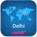 Delhi guía de la ciudad icono