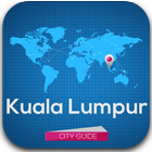 Kuala Lumpur Mapa Pogoda Hotel ikona