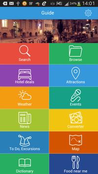 Lanzarote Hotels Map & Guide poster