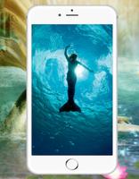 Mermaid Wallpaper plakat