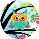 Pink Lovely Owl Wallpaper APK